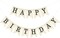 Happy Birthday Banner - NO-DIY Black Burlap Happy Birthday Banner Sign Happy Birthdays Party Decoration